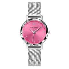 Pierre Lannier 009M651 Montre Femme Quartz Bracelet Milanais Argenté Cadran Rose – Élégance Moderne, Confort Quotidien & Style Raffiné