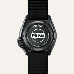 Montre Homme Seiko 5 Sports SSK047 Édition Limitée Pepsi® en Acier et Silicone