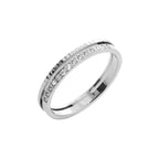 Alliance Demi Tour Light Diamonds Femme SFM Or blanc 48