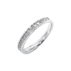 Alliances Prestige Demi Tour Serti Rail Etincelant Femme SFM