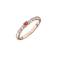 Bague Fine MAUBOUSSIN "Capsule d'Émotions" en Or, Saphir Orange et Diamant Mauboussin Or Rose 47