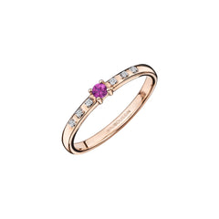 Bague Fine MAUBOUSSIN "Capsule d'Émotions" en Or, Saphir Rose et Diamant Mauboussin Or Rose 47