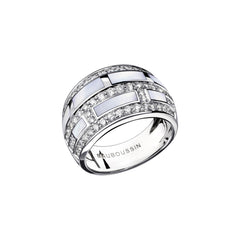 Bague MAUBOUSSIN "La Vertu" en Or Blanc et Diamant Mauboussin
