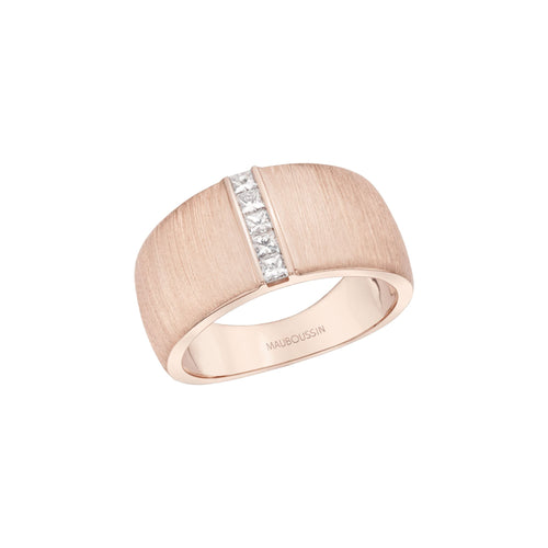 Bague MAUBOUSSIN "Un Petit Pont d'Amour" en Or et Diamant Mauboussin Or Rose 47