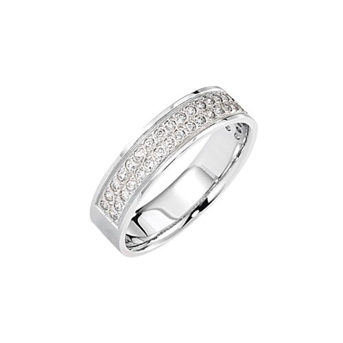 Bague Pavés Serti Lumière Bague SFM