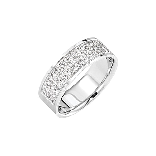 Bague Pavés Serti Lumière Bague SFM