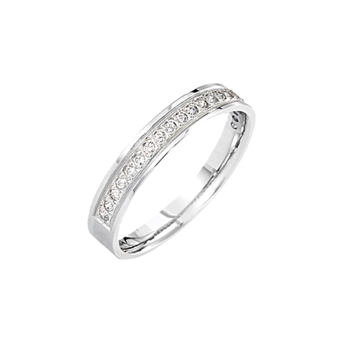 Bague Pavés Serti Lumière Femme SFM