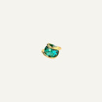 Bague Plaqué Or Marazzini Emerald Bubble Bague Marazzini