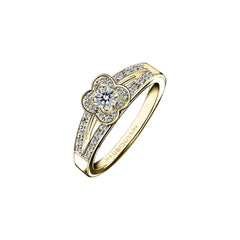 Bague Solitaire MAUBOUSSIN "Chance of Love" en Or et Diamant Mauboussin
