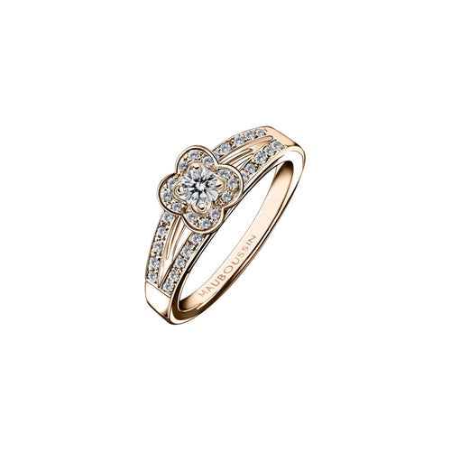 Bague Solitaire MAUBOUSSIN "Chance of Love" en Or et Diamant Mauboussin Or Rose 48