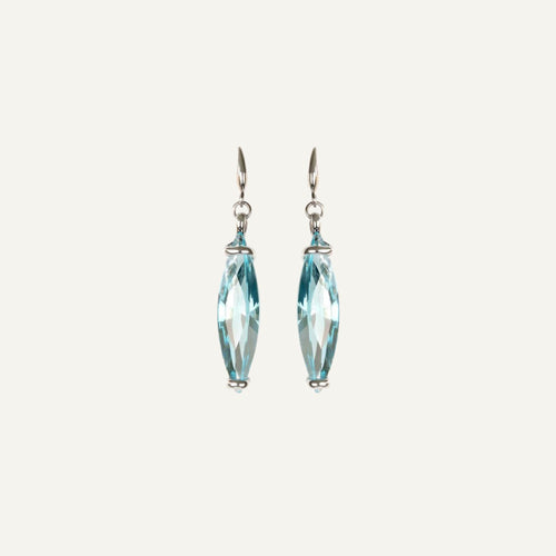 Boucles d'oreilles Argent Rhodié Marazzini Aquamarina Boucles d'oreilles Marazzini