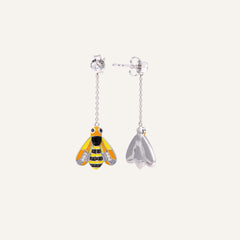 Boucles d'oreilles Femme UNA STORIA Abeille en Argent Boucles d'oreilles Una Storia