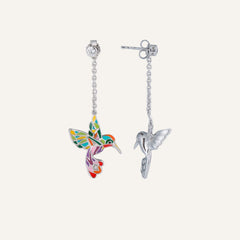 Boucles d'oreilles Femme UNA STORIA Colibri en Argent Boucles d'oreilles Una Storia