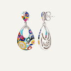 Boucles d'oreilles Femme UNA STORIA pendantes Marina en Argent Boucles d'oreilles Una Storia