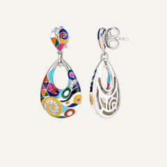 Boucles d'oreilles Femme UNA STORIA pendantes Marina en Argent Boucles d'oreilles Una Storia