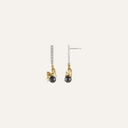 Boucles d'oreilles JOURDAN pendantes Luna en argent et perle Boucles d'oreilles Jourdan