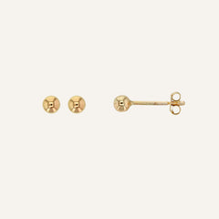 Boucles d'oreilles Leurelor Or Jaune 18K 3mm Boucles d'oreilles Leurelor