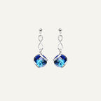 Boucles d'oreilles pendantes Marazzini Bermuda Blue Bubble Chain Boucles d'oreilles Marazzini