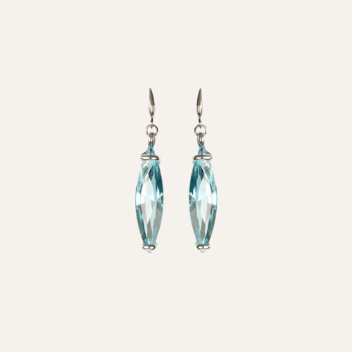 Boucles d'oreilles pendantes Marazzini Divina Aquamarine Boucles d'oreilles Marazzini