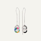 Boucles d'oreilles UNA STORIA pendantes Fidji en Argent Boucles d'oreilles Una Storia