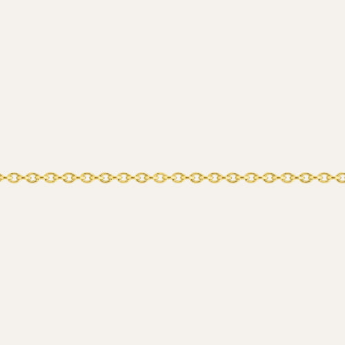 Chaine à maille forçat ronde en or jaune Colliers Robez Masson