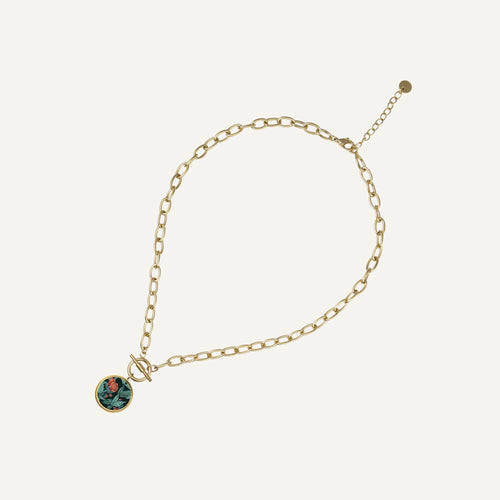 Collier Maille Forçat Coquelicot Louise's Garden Collier Leurelor