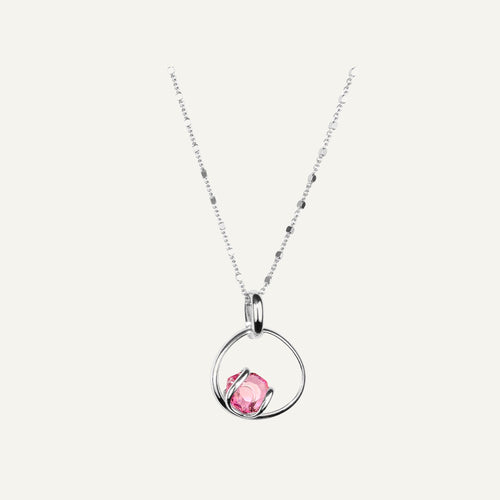Collier Marazzini Mini Musa Rose et Argent Collier Marazzini