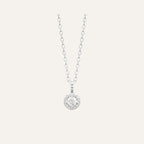 Collier Princesse sur Chaine en Argent et oxyde de Zirconium Collier Leurelor