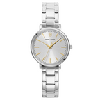 Pierre Lannier 087M621 Montre Femme Essential Bracelet Acier Argenté – Cadran Soleil Argent, Mouvement Quartz & Élégance Intemporelle