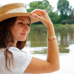 Manchette Femme LOUISE'S GARDEN Capucine 12mm Bracelet Louise's Garden