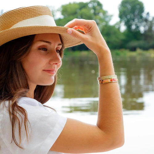 Manchette Femme LOUISE'S GARDEN Capucine 12mm Bracelet Louise's Garden