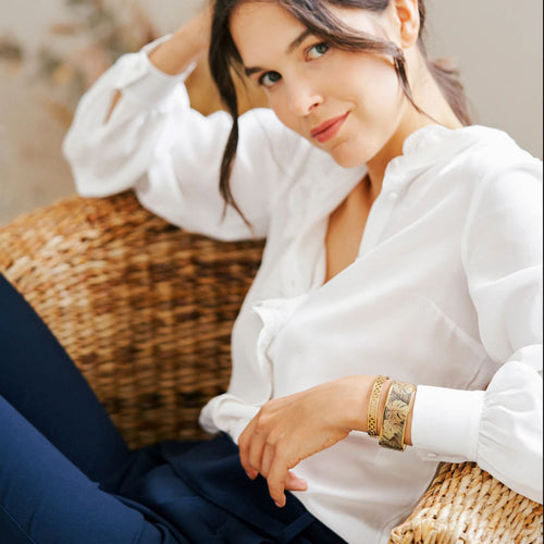 Manchette Femme LOUISE'S GARDEN Déliciosa 22mm Bracelet Louise's Garden