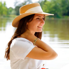 Manchette Femme LOUISE'S GARDEN Fleur Cosmos 12mm Bracelet Louise's Garden