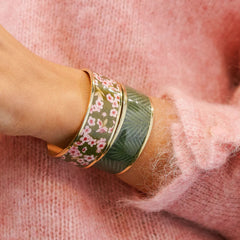 Manchette Femme LOUISE'S GARDEN Fleur de Cerisier 22mm Bracelet Louise's Garden
