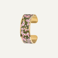 Manchette Femme LOUISE'S GARDEN Fleur de Cerisier 22mm Bracelet Louise's Garden
