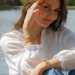 Manchette Femme LOUISE'S GARDEN Lotus 22mm Bracelet Louise's Garden