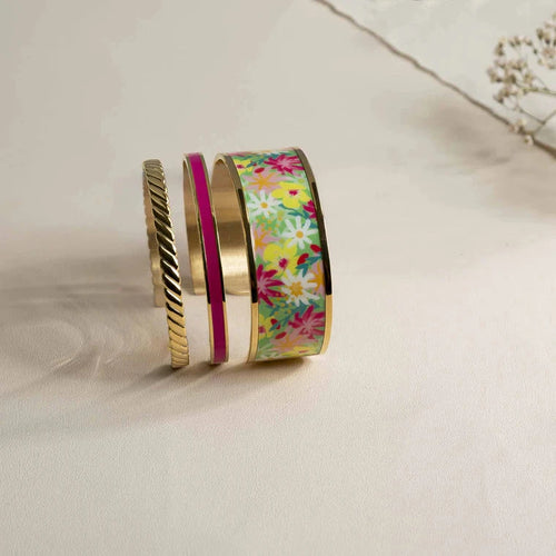 Manchette Femme LOUISE'S GARDEN Marguerite 22mm Bracelet Louise's Garden