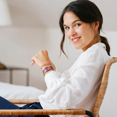 Manchette LOUISE'S GARDEN Anémone 22mm Bracelets Louise's Garden