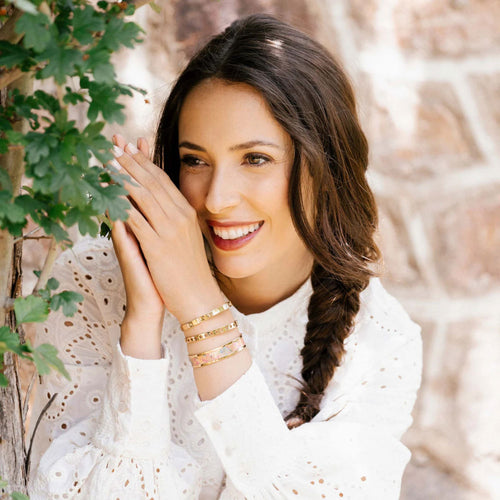 Manchette LOUISE'S GARDEN Hippie Chic 12mm Bracelets Louise's Garden