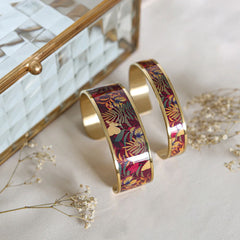 Manchette LOUISE'S GARDEN Rétro vintage 22mm Bracelets Louise's Garden