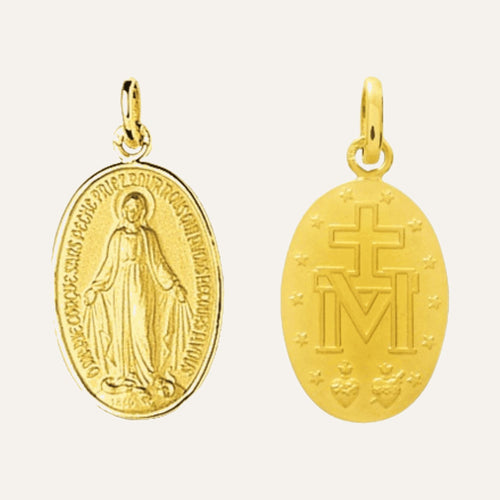 Médaille miraculeuse en Or Jaune Colliers Robez Masson
