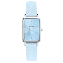 Montre Femme Ariane 049D666 en Acier Argenté avec Cadran Bleu et Bracelet Cuir Femme PIERRE LANNIER