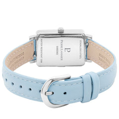 Montre Femme Ariane 049D666 en Acier Argenté avec Cadran Bleu et Bracelet Cuir Femme PIERRE LANNIER