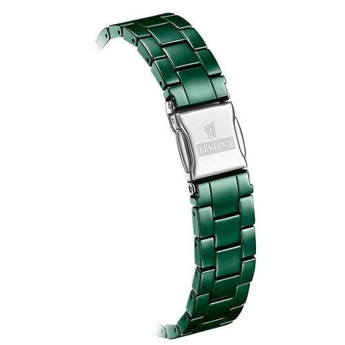 Montre femme Festina Ceramic F20751/6, cadran vert foncé, en céramique vert foncé – Design élégant et minimaliste Femme FESTINA