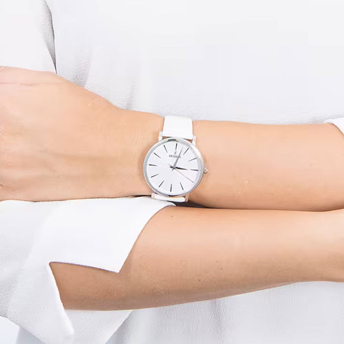 Montre Femme FESTINA F20371/1 en Cuir Blanc Montres FESTINA