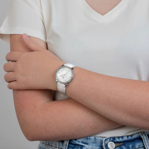 Montre Femme Festina F20412/1 en Cuir blanc Montre Femmes FESTINA