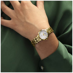 Montre femme Festina F20748/1, cadran blanc, boîtier en acier inoxydable doré – Design classique et élégant Femme FESTINA