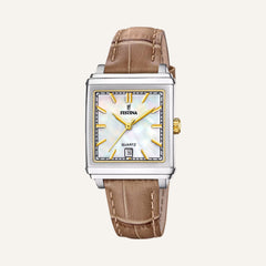 Montre Femme FESTINA On The Square F20682/4 en Cuir Montres FESTINA