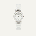 Montre Femme Fontenay Eleanor en Céramique et acier Blanc Montres FONTENAY