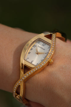 Montre Femme Fontenay FPB00203 Acier Jaune Montres FONTENAY